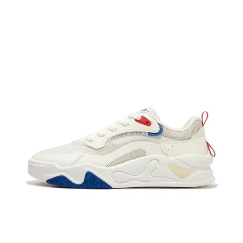 361° Brocade SE Slip-resistant Abrasion-resistant Breathable Low-top Casual Shoes Men's White Перевод 361° Brocade SE Противоскользящий Устойчивый к истиранию Дышащий Низкий Топ Повседневная Обувь Мужская Белый