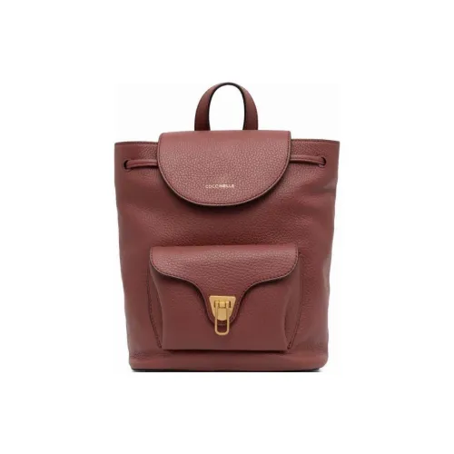 COCCINELLE Телячья кожа Рюкзак Женские Красный