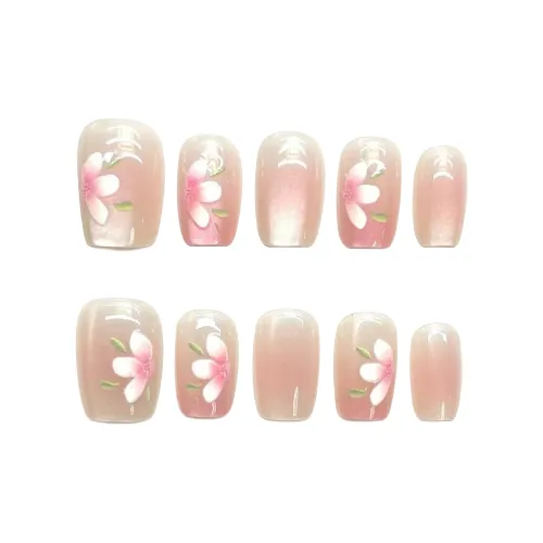 Song Biography Нежно-розовый Персик Модный Осветляющий Цветочный 15 мм Короткий LADDER