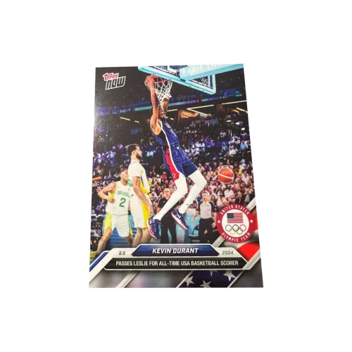 Topps National Team LeBron James The King Paris Olympic Slam Dunk Highlights Basketball Card Rare Card