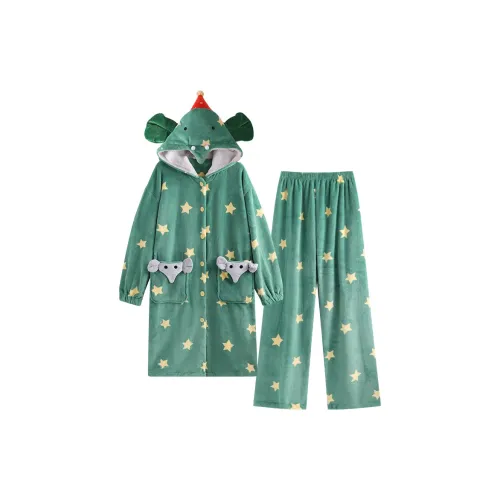 Wabi Town Пижамный комплект Женские Зеленый