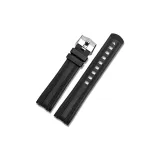 Чёрный с серебристой пряжкой