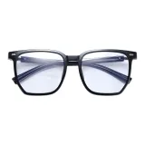 Яркий черный полная оправа с защитой от синего света
