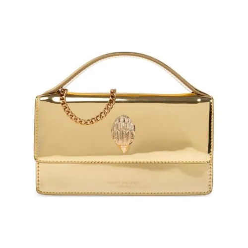 Kurt Geiger London Кожа Одно плечо Сумка Маленькая Женская Золотая