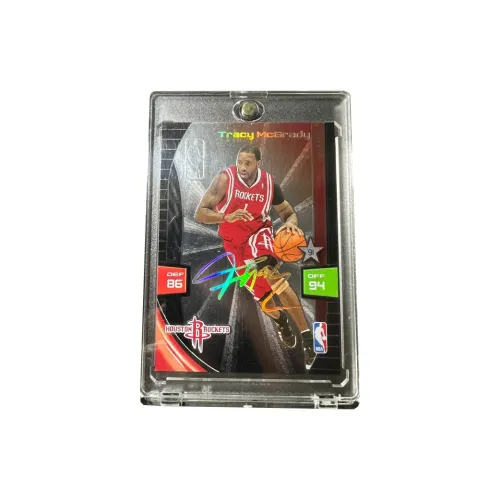 Панини Houston Rockets Трэйси Макгрэди Высококачественная золотая ручка с подписью Баскетбольная карта Редкая спортивная карта 1 шт