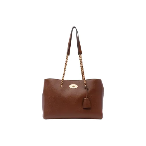 Mulberry Телячья кожа Сумка через плечо Стандартная Женская Коричневая