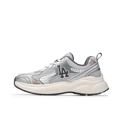 MLB Chunky Jogger Нескользящий Легкий Низкий Топ Повседневные Беговые кроссовки Unisex Light Серый