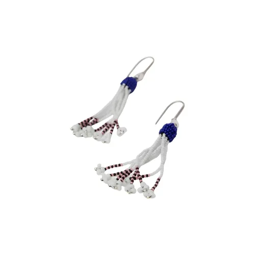 ISABEL MARANT Стекло Латунь Олово Серьги Женские Белые