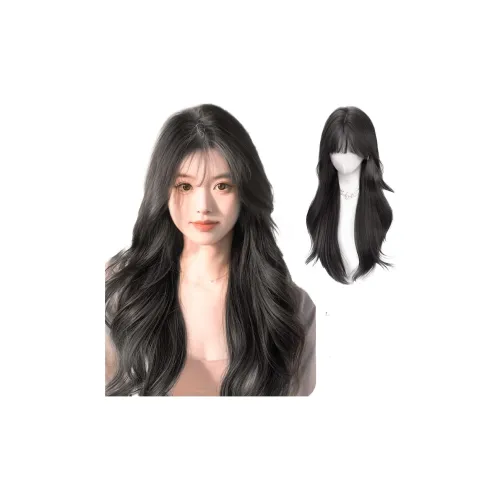 YUNQING Французская Большая Волна Парики Для Женщин Естественный Мокко 55 см