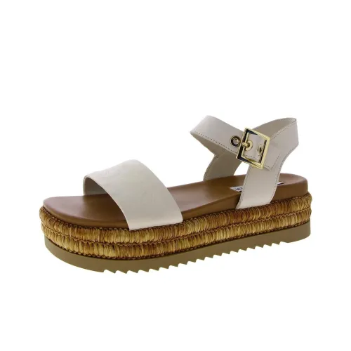 STEVE MADDEN MaldenWedge One Strap Sandals 5cm Women's Beige