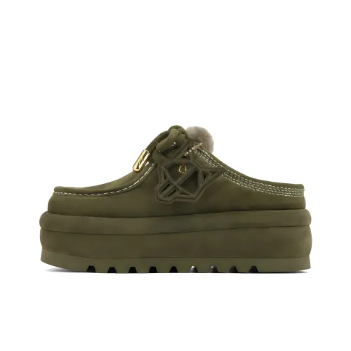 Naked Wolfe Устойчивые к истиранию Домашние тапочки Женские Зеленые