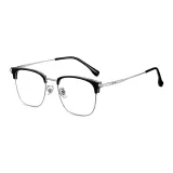 Чёрный и серебряный, одна рамка