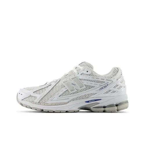 New Balance совместный бренд U1906 Низкий топ Беговые кроссовки Унисекс Белый Серебряный