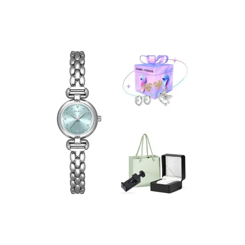 RERF Роскошь Flexible Мягкий Студенческий Вечеринка Учеба Рекомендация Часы Кварцевый механизм Часы Женские Часы Синий циферблат