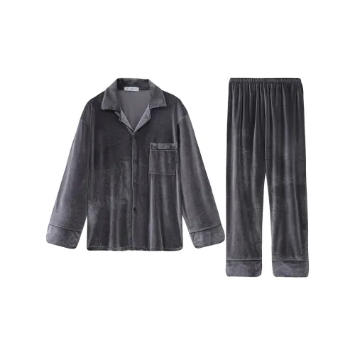 Good Fortune Пижамный комплект Мужской Серый