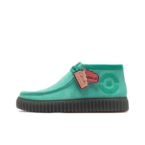 POKEMON x Clarks Originals MID Топ Повседневная обувь Мужской Зеленый