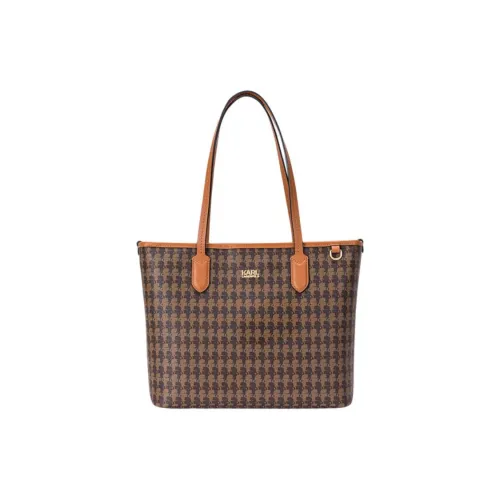 Karl Lagerfeld Сумка из искусственной кожи сумка для покупок сумка через плечо большая женская коричневая