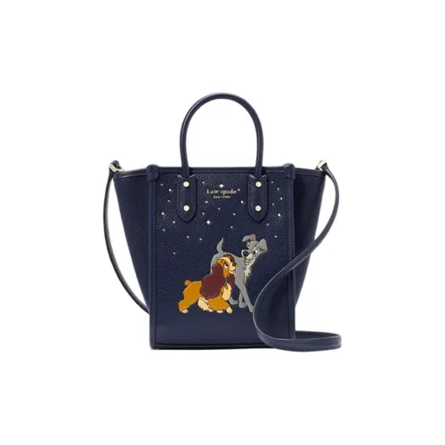 Kate Spade Disney Коллаборация Коровья кожа Одно плечо Сумка Мини Женская Темно-синий