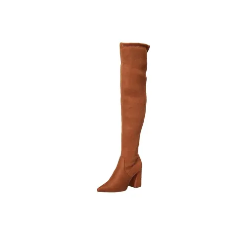 STEVE MADDEN Jacoby Over The Knee Boots Женские Каштановый