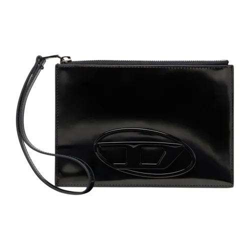 DIESEL Коровья кожа Клатч Женский Черный