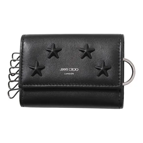 Jimmy Choo Кожа Key Pouch Мужской Черный