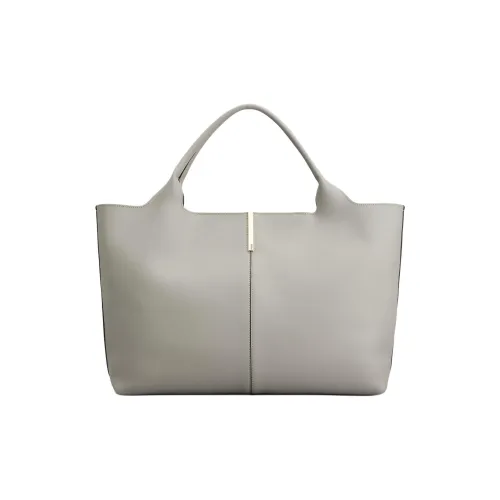 TOD'S Сумка из коровьей кожи сумка для покупок сумка через плечо сумка среднего размера женская серая