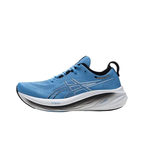 ASICS Гель Nimbus 26 Износостойкий и Легкий Низкий Топ Беговые кроссовки Мужские Синие