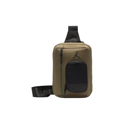 Джордан Полиэстер Одно Плечо Сумка через плечо Сумка через плечо Sling Унисекс Средний Оливковый