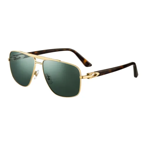 Cartier Metal Aviator Солнцезащитные очки Мужские Tortoiseshell