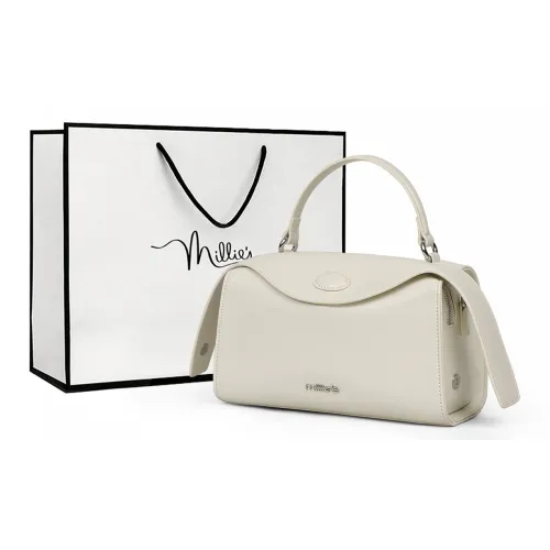 MILLIE'S Сумка из синтетической кожи сумка через плечо сумка через плечо сумка Boston Pillow стандартная женская экрю черный