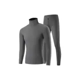 Водолазка Комплекты Одежды (Серый ливень) Дралон Термический/Бесшовный Антибактериальный
