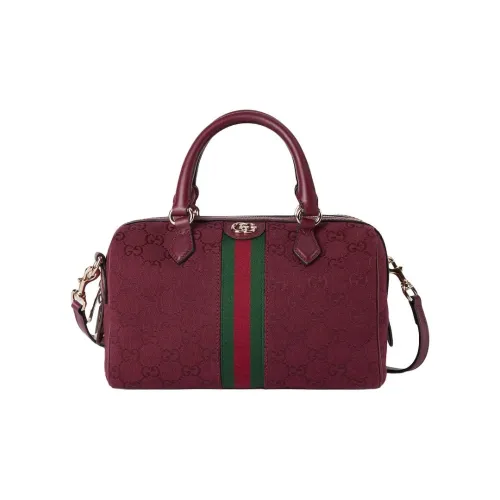 GUCCI Canvas Сумка через плечо Маленькая Унисекс Красная