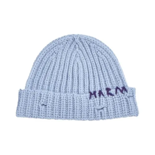 MARNI Шерсть Бини Мужской Светло-Синий
