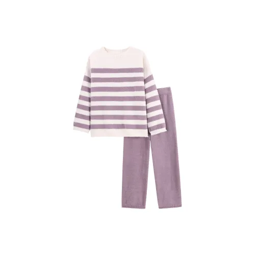 XIAFENYAN Пижамный комплект женский фиолетовый