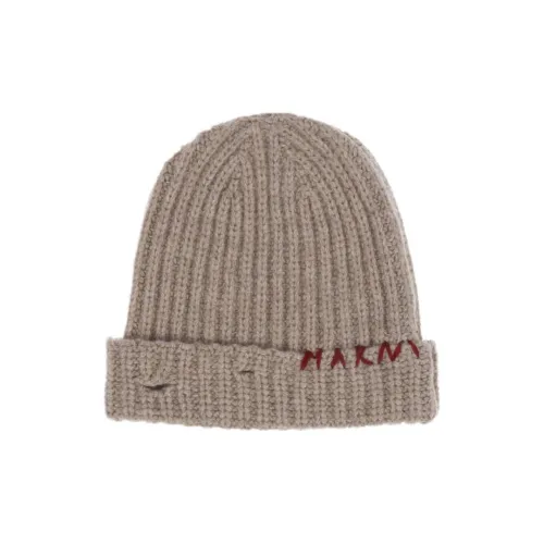 MARNI Шерстяные Шапки Женские Бежевые