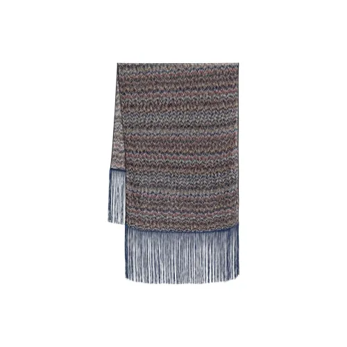 MISSONI Вискоза Металлическое волокно Полиамид Вязаные шарфы Женские Многоцветный