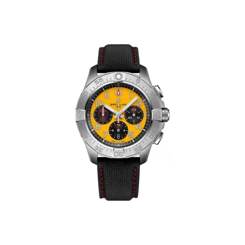 BREITLING Автоматический Механический Часы Мужские 44 мм Желтые