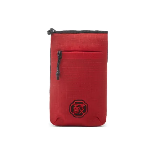 LINING Rijin Doujin Collection Полиамид Сумка через плечо Чехол для телефона Унисекс Вермильон