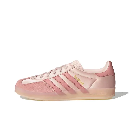 Adidas Originals GAZELLE INDOOR Устойчивые к истиранию Низкие Кроссовки для скейтбординга Женские Розовые