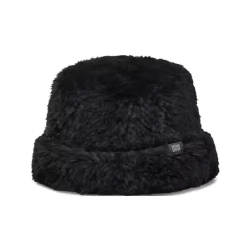 UGG Искусственный мех полиэстер эластан шляпы ведра женские черный