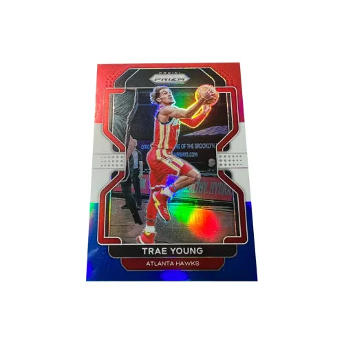 PANINI Atlanta Hawks Trae Young New York Mayor High END Трехцветная голографическая карта Prizm Игрок Редкая карта