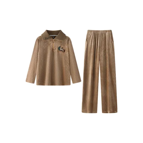 Gongdie X Disney X Pajama Комплект Мужской Коричневый