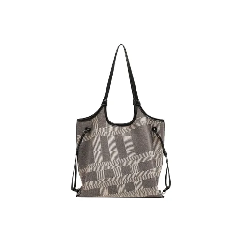 H YXIANG Canvas Bag Shoulder Bag Women's Gray