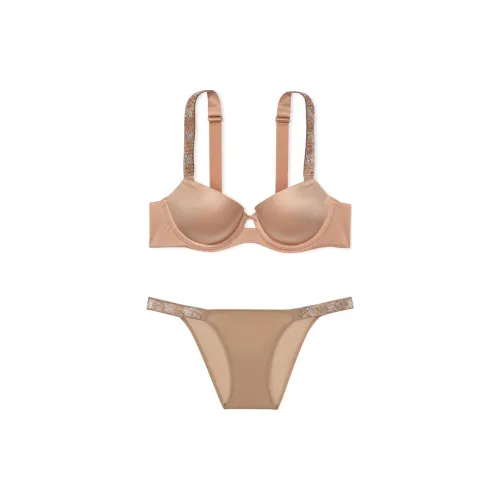 Victoria's Secret Комплект нижнего белья для женщин цвет кофе