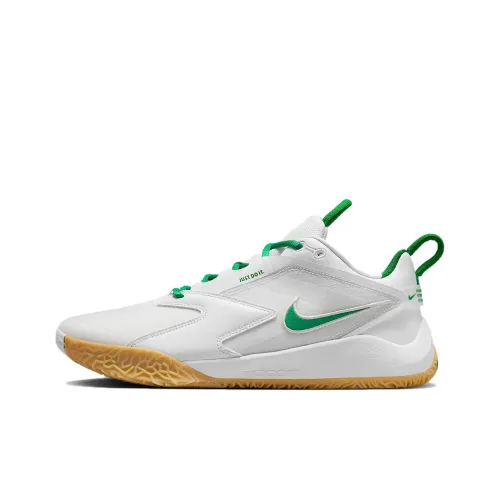 Nike Zoom HyperAce Амортизаторы Slip-resistant устойчивые к истиранию Низкие кроссовки для тренировок Унисекс Белый Серый Зеленый