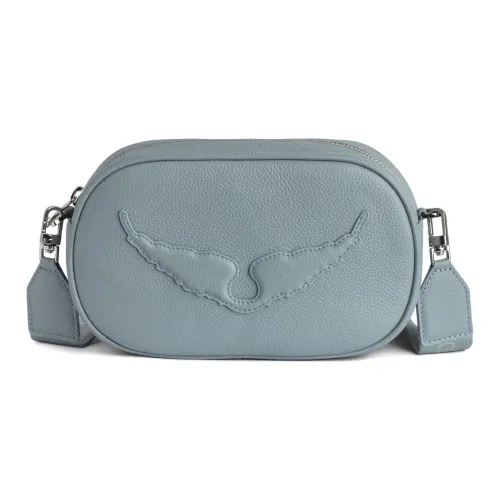 Zadig Voltaire Сумка через плечо из телячьей кожи сумка на плечо женская розовая синяя