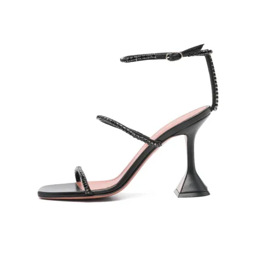 AMINA MUADDI Gilda One Strap Sandals 9,5cm Women's Black