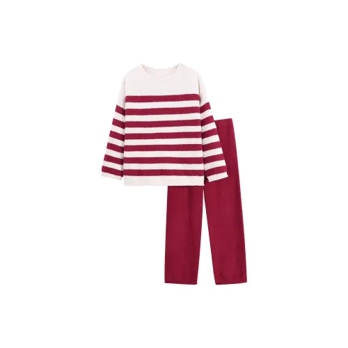 XIAFENYAN Пижамный комплект женский красный