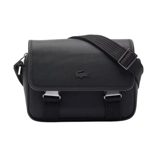 Сумка через плечо из полиуретана LACOSTE Collaboration мужская черная