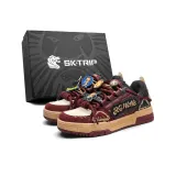 Бордовый Красный (с дизайном застежки для обуви)